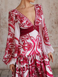 Women One Piece Swimsuit and Skirt Flaxmaker Long-sleeved - Norellé