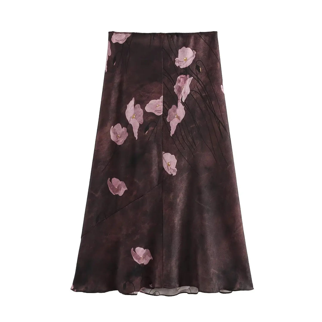 Women's Half Skirt Retro Style Elegant Printed Texture