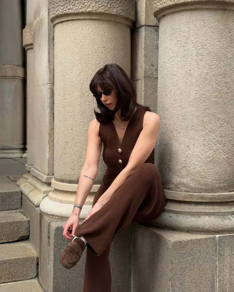 Knit Pant Sets Women