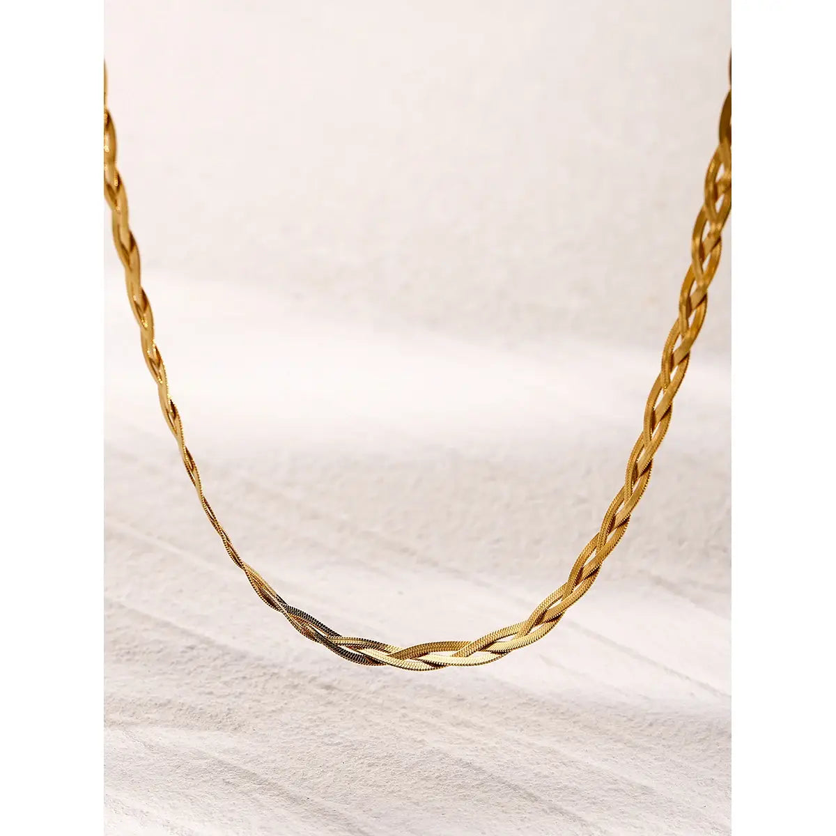 Stainless Steel Snake Pilar Chain Bracelets Necklace