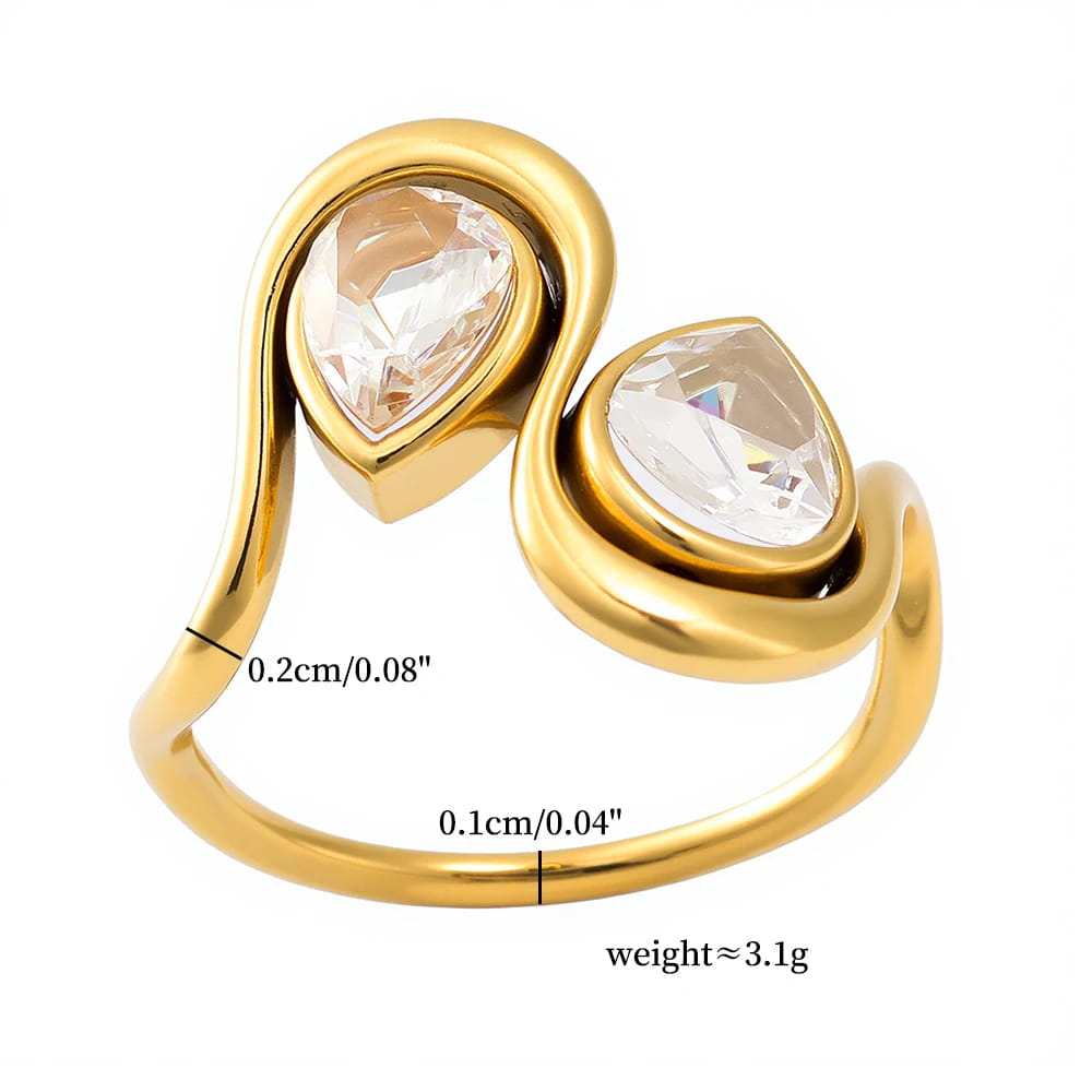 2mm Stainless Steel Rings for Women