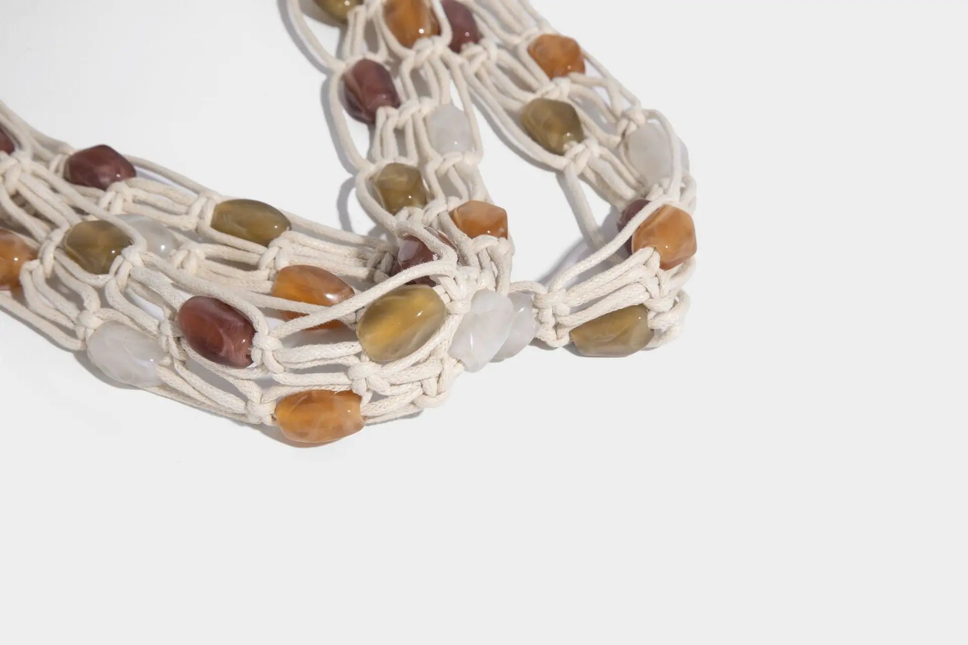 Ladies Summer Beaded Woven Bag Bucket