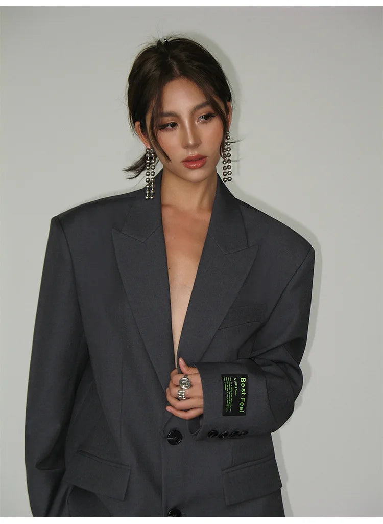 Women’s Loose Retro Small Suit