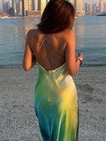 Women's Summer Boho Cami Long Dress - Norellé