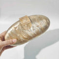 Mini Marble Bag Champagne Evening Clutch Bag