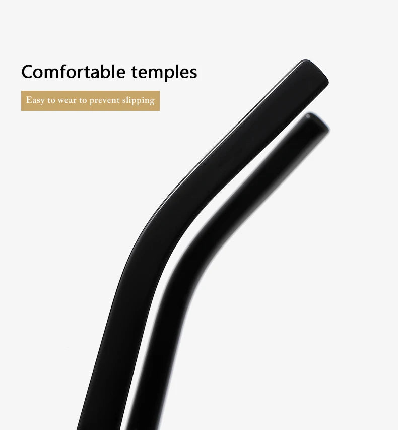 2pcs Cat Eye Narrow Frame Sunglasses Women