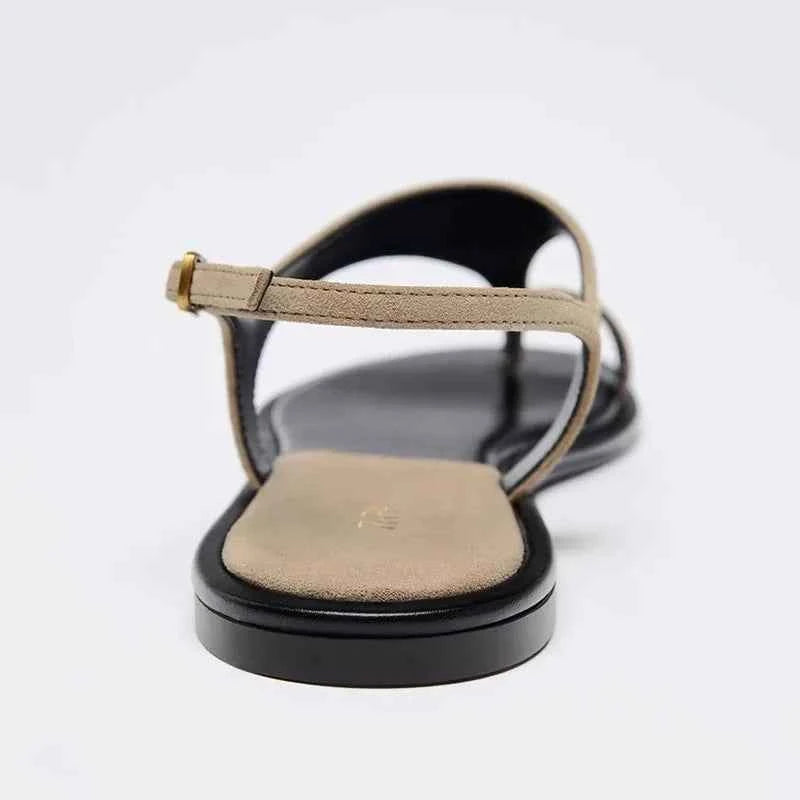 Vintage Flat Toe Herringside Sandals Women's