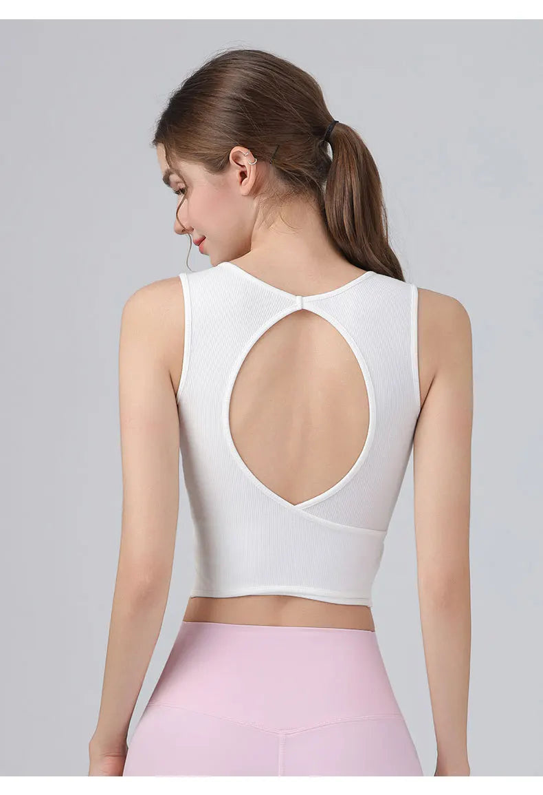 One-piece Women Yoga Backless Tank Top