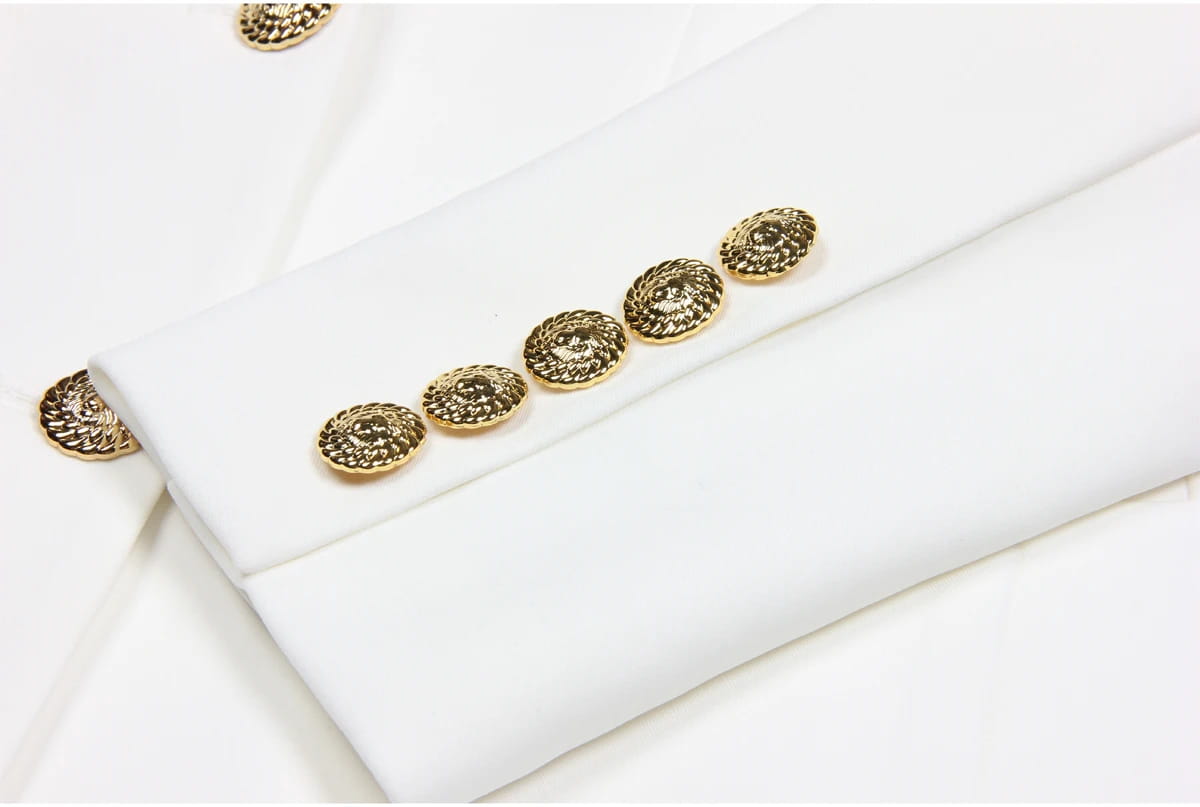 Spring and Autumn Two Button Slimming Long Sleeve Women’s Blazer