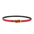 Retro Gold Buckle Genuine Leather Belt for Women