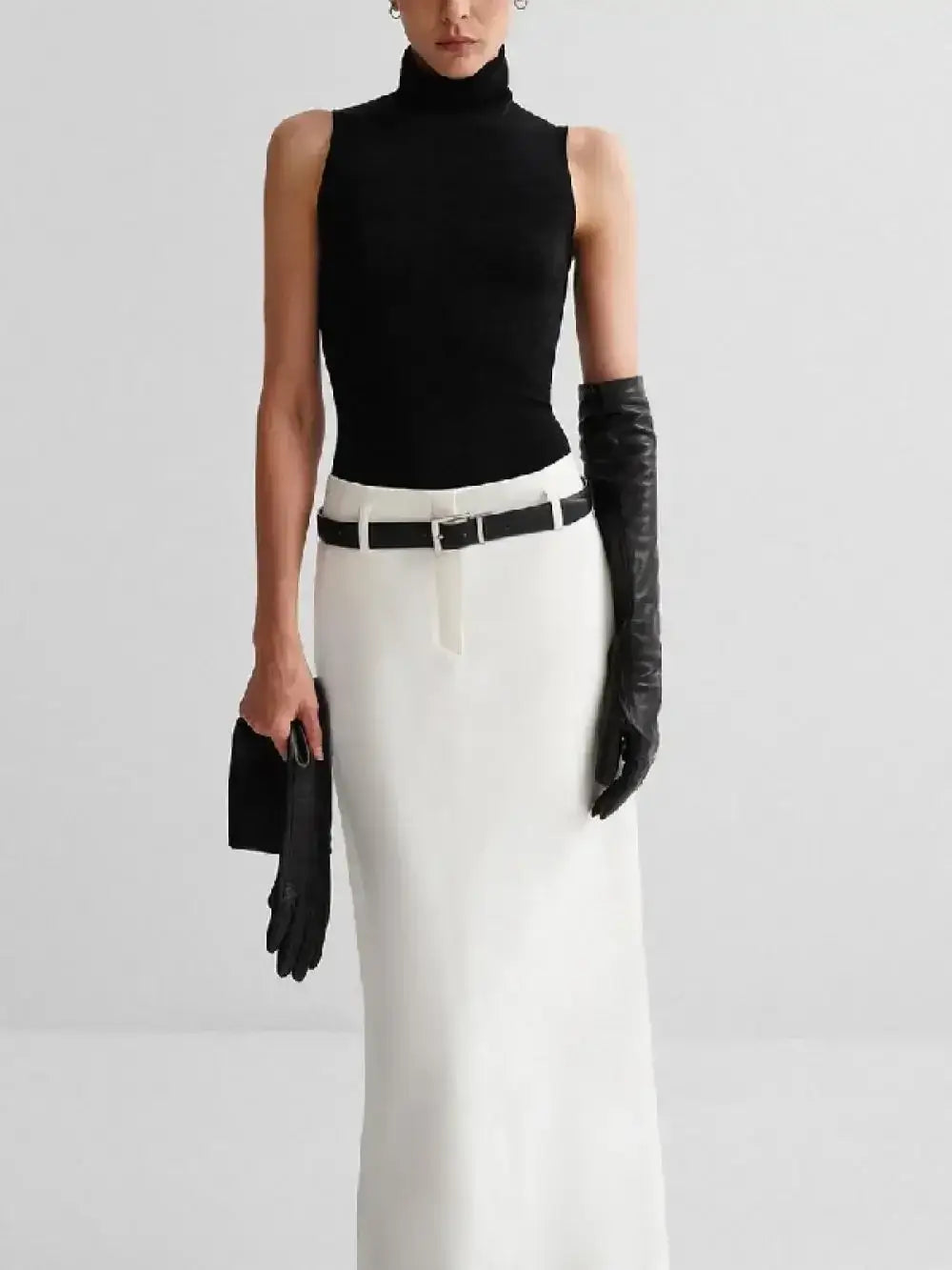 Women Split-back Straight Skirt