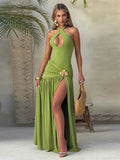 Jumpsuit Half Skirt Women Set Backless