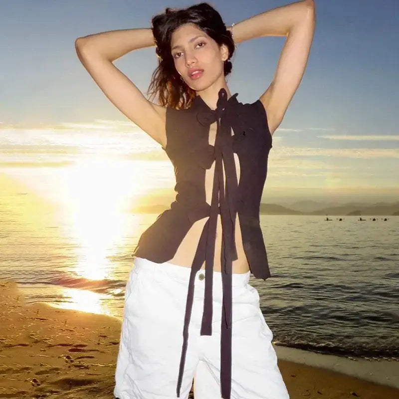 Hollow Bandage Vest Top