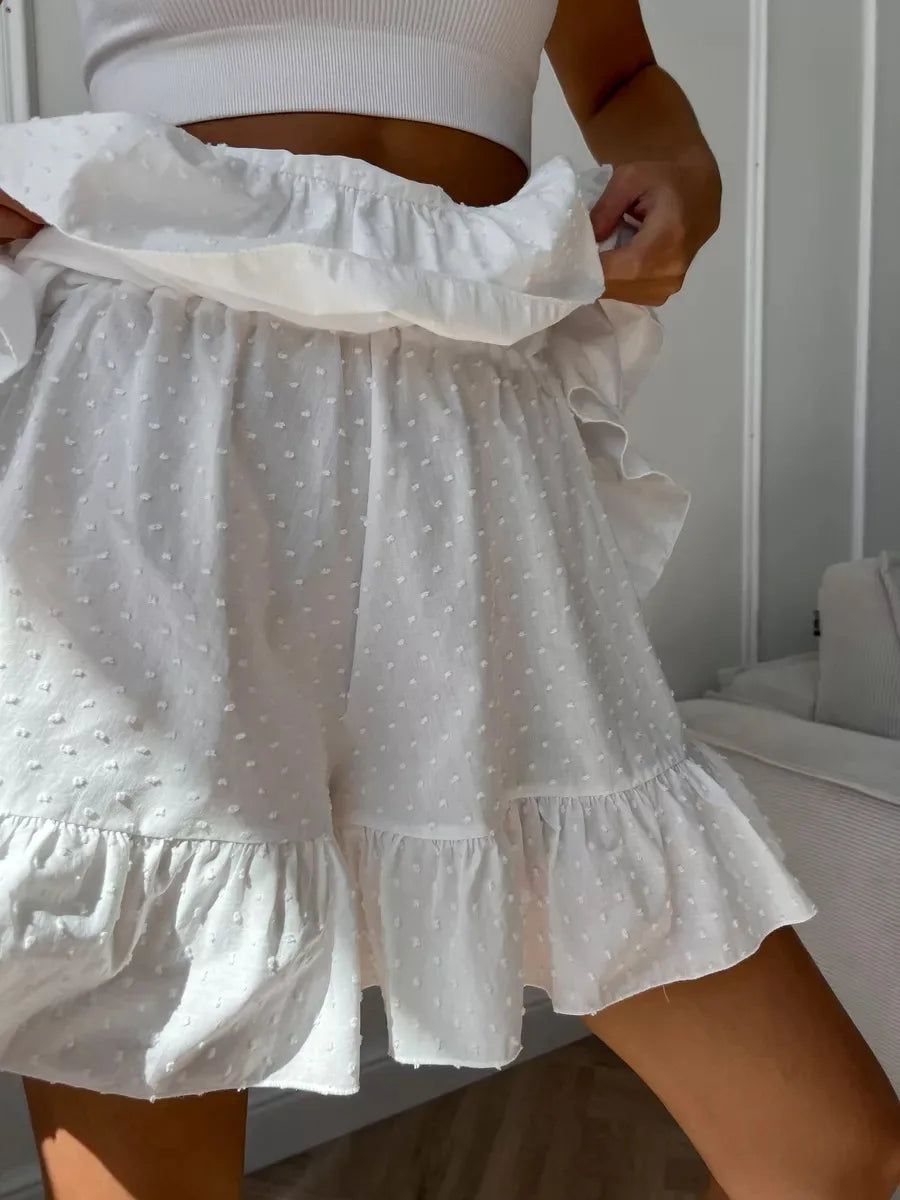 Casual Ruffled Shorts For Women