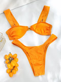 Woman Swimsuits String Bikini Set Women High Cut Swimwear - Norellé