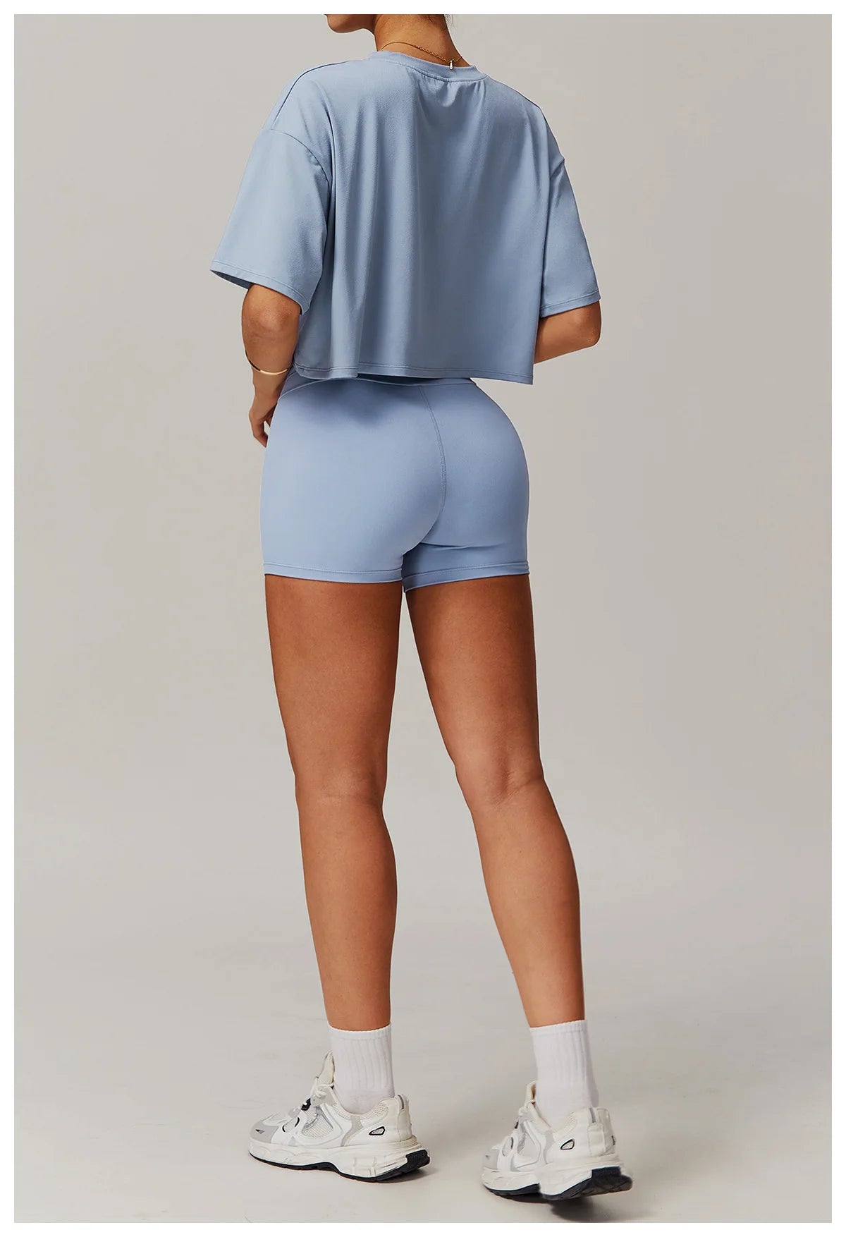 Loose Yoga Top Women Short Sleeve Gym