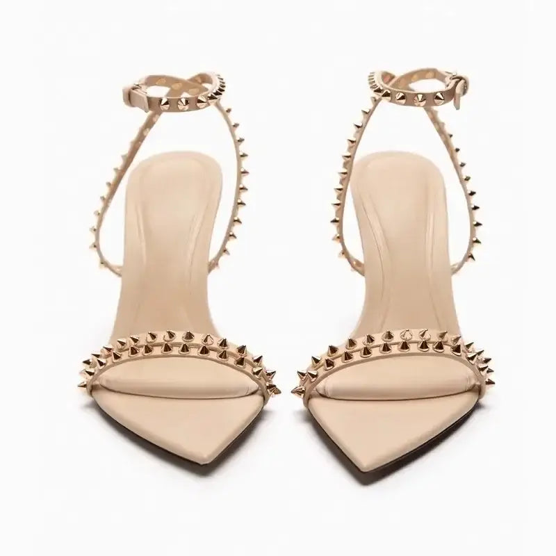 Thin Heeled Sandals Women