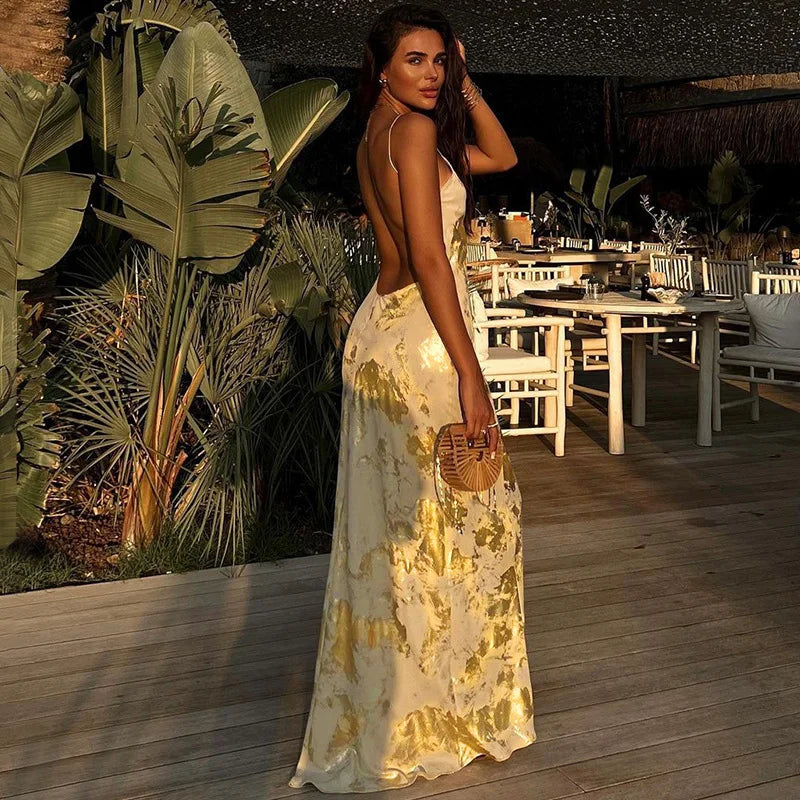 Women Elegant  Summer Evening Long Dress - Norellé