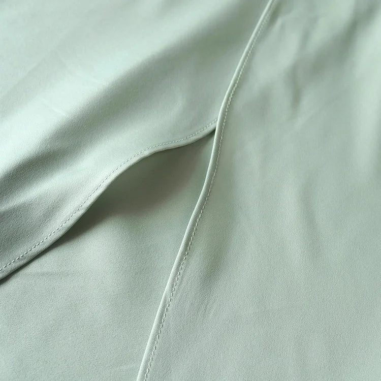 Satin 2 Piece Set Women Summer Beach Vacation Outfit