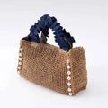 Pearls Straw Bags for Women