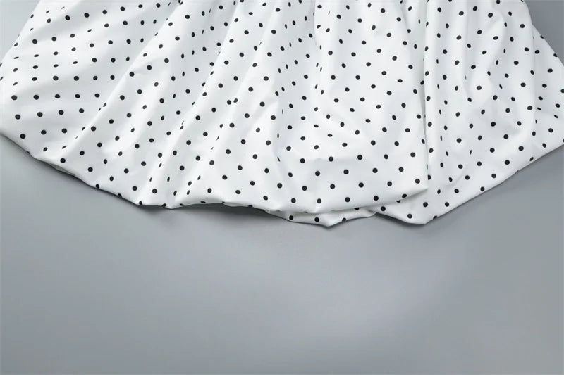 Polka Dot Off-shoulder Maxi Dress Women