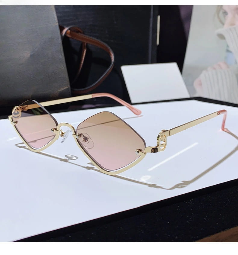 Fashion Small Polygonal Sunglasses Women