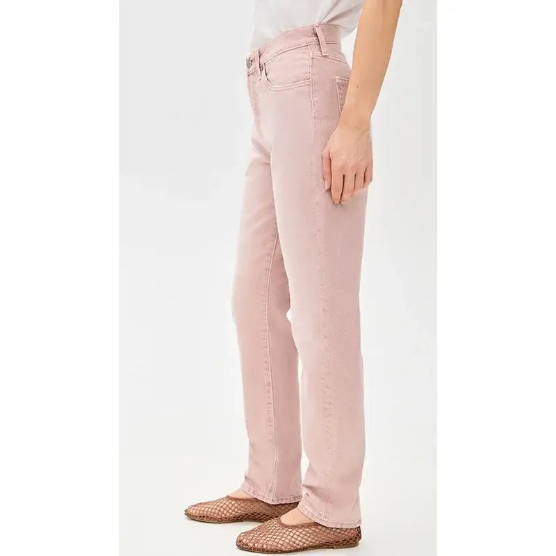 Women High Waisted Straight Leg Jeans