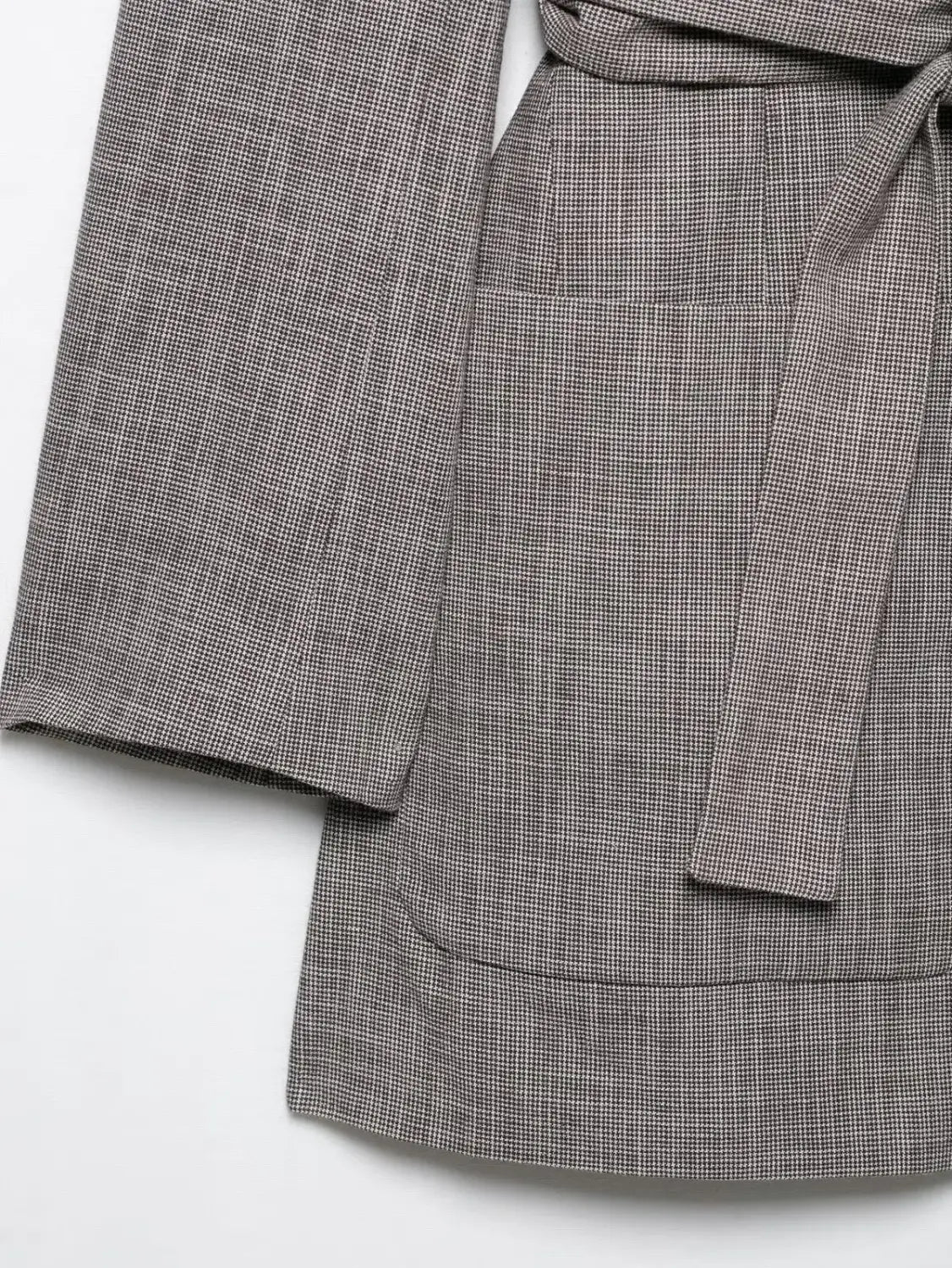 Women’s Lace-up Loose Blazer Shorts Set