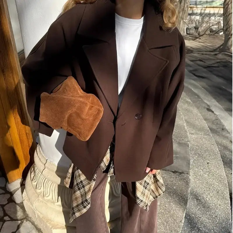 One Button Women’s Coat