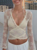 Women's Lace Crop Tops