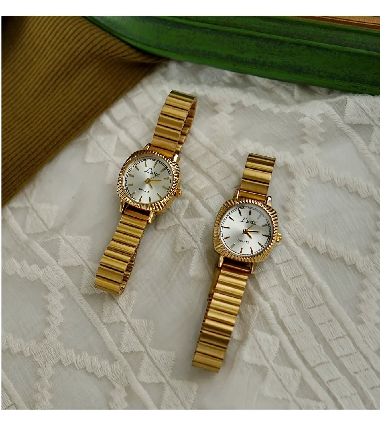 Gold Stainless Steel Women’s Watch
