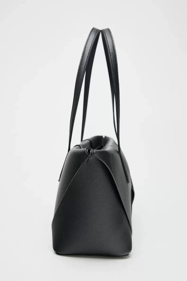 Long Woven Shopper Bag