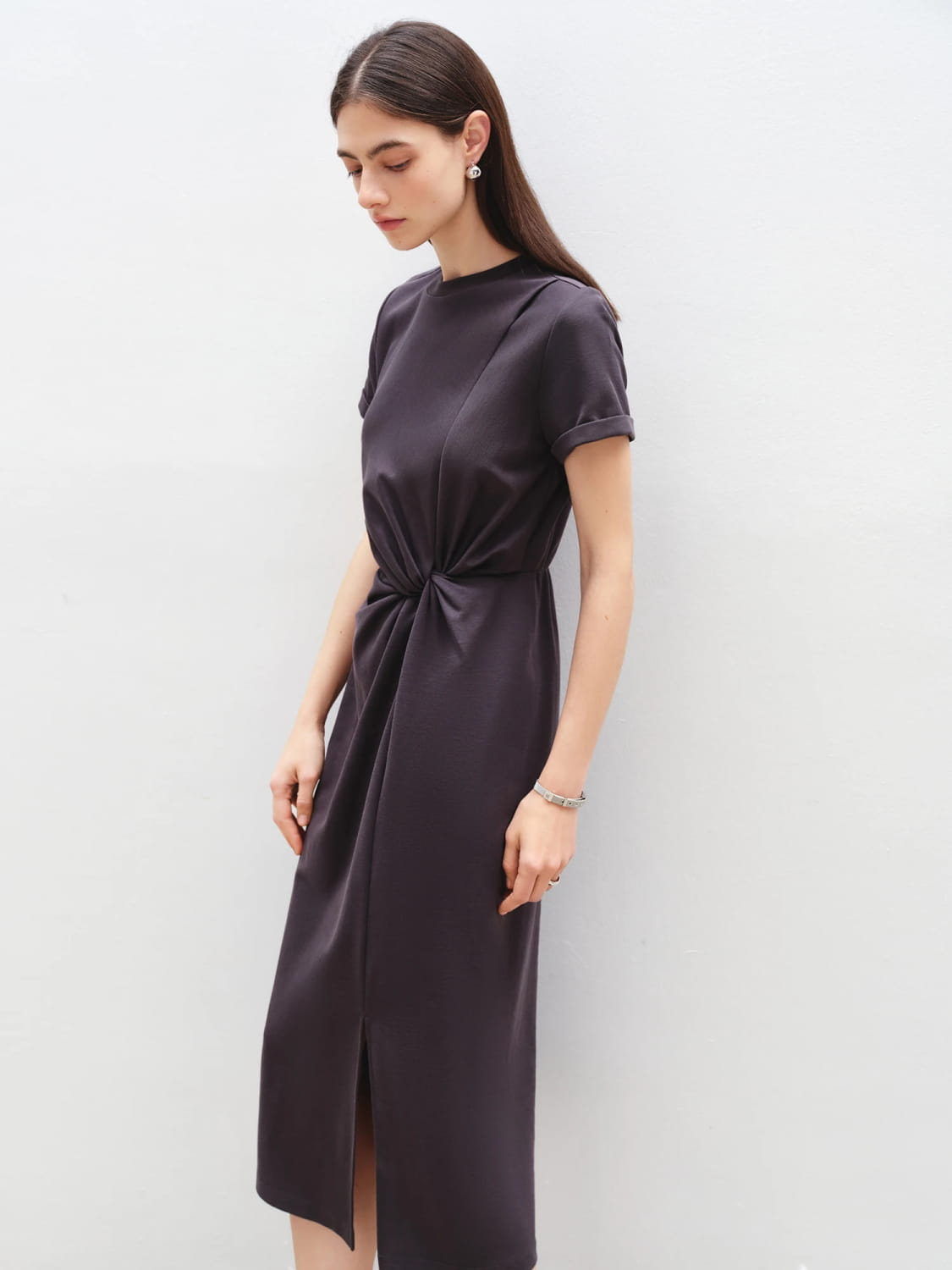 Women Solid Long Dress