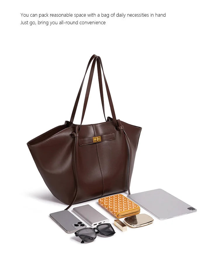 Fashion Large Capacity Bag Pu Leather