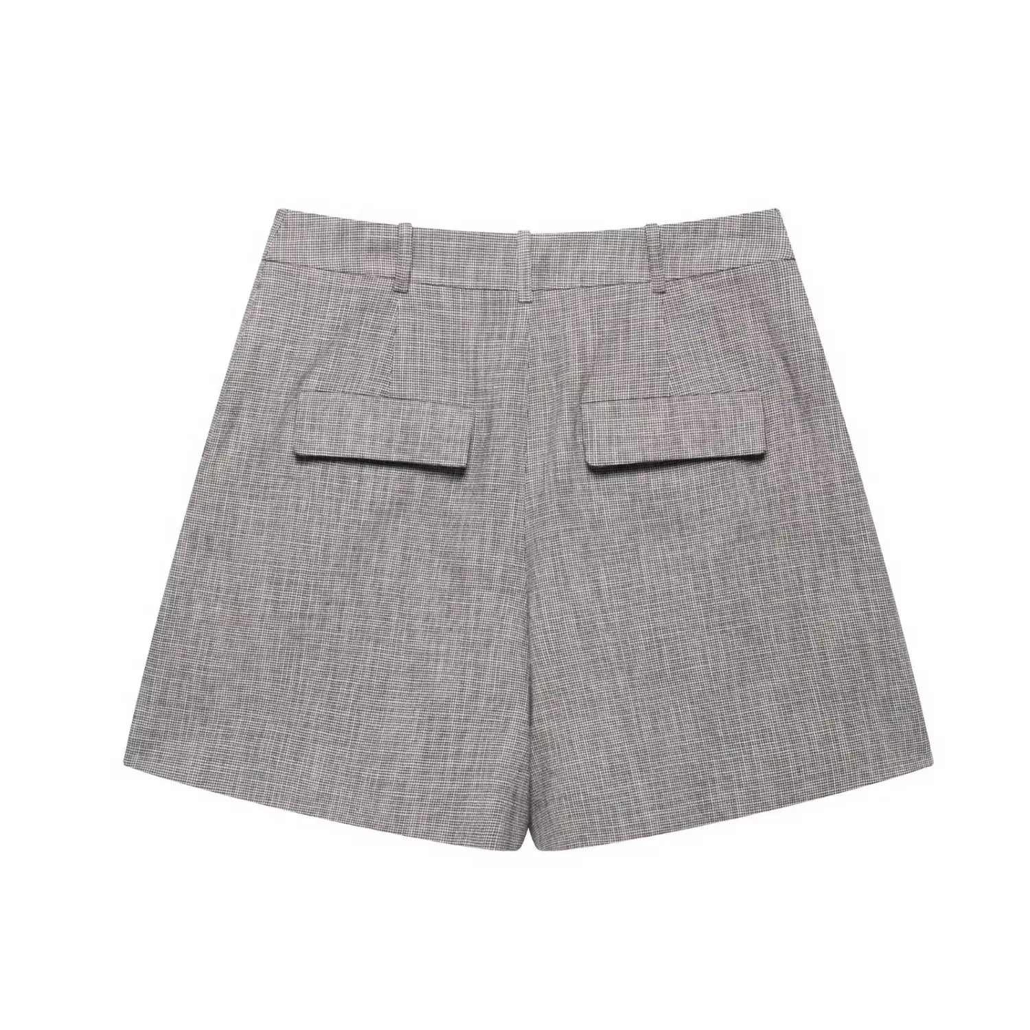 Women’s Lace-up Loose Blazer Shorts Set