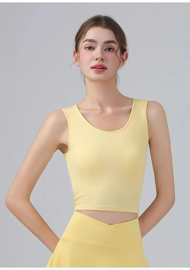 One-piece Women Yoga Backless Tank Top