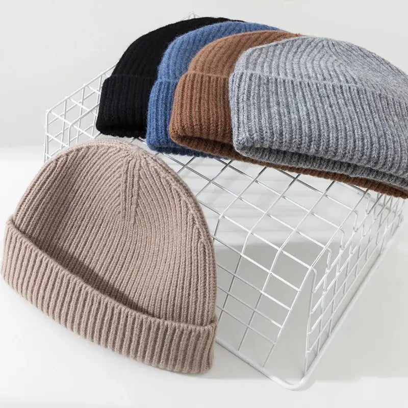 Knitted Pure Wool Beanies