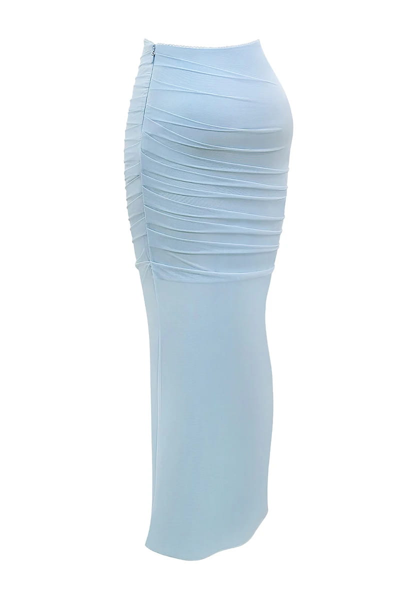 Two Pieces Sets For Women Strapless Off-shoulder Sleeveless Tops And Elegant High Waist Long Skirt