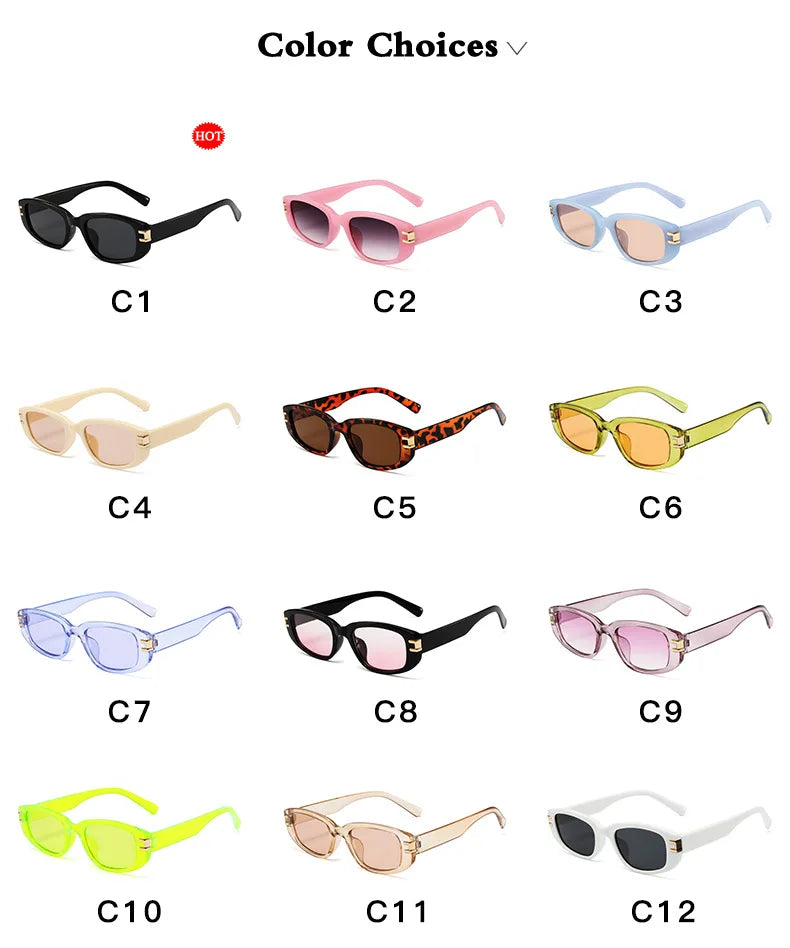 Retro Small Rectangle Women’s Sunglasses