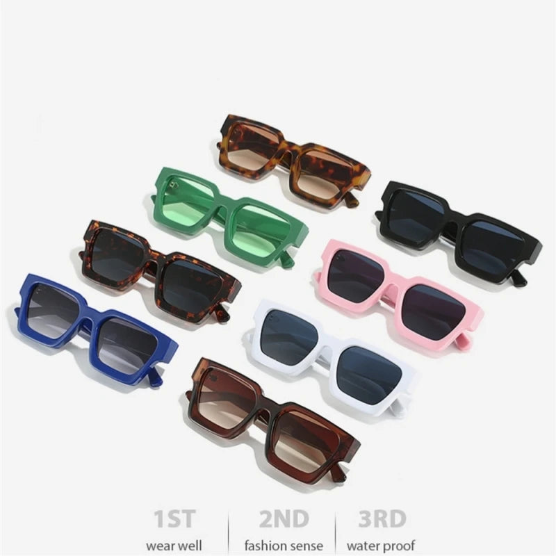 Retro Classic Square Sunglasses For Women