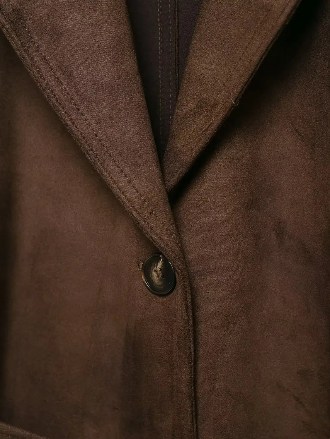 High Street Brown Suede Jacket For Women