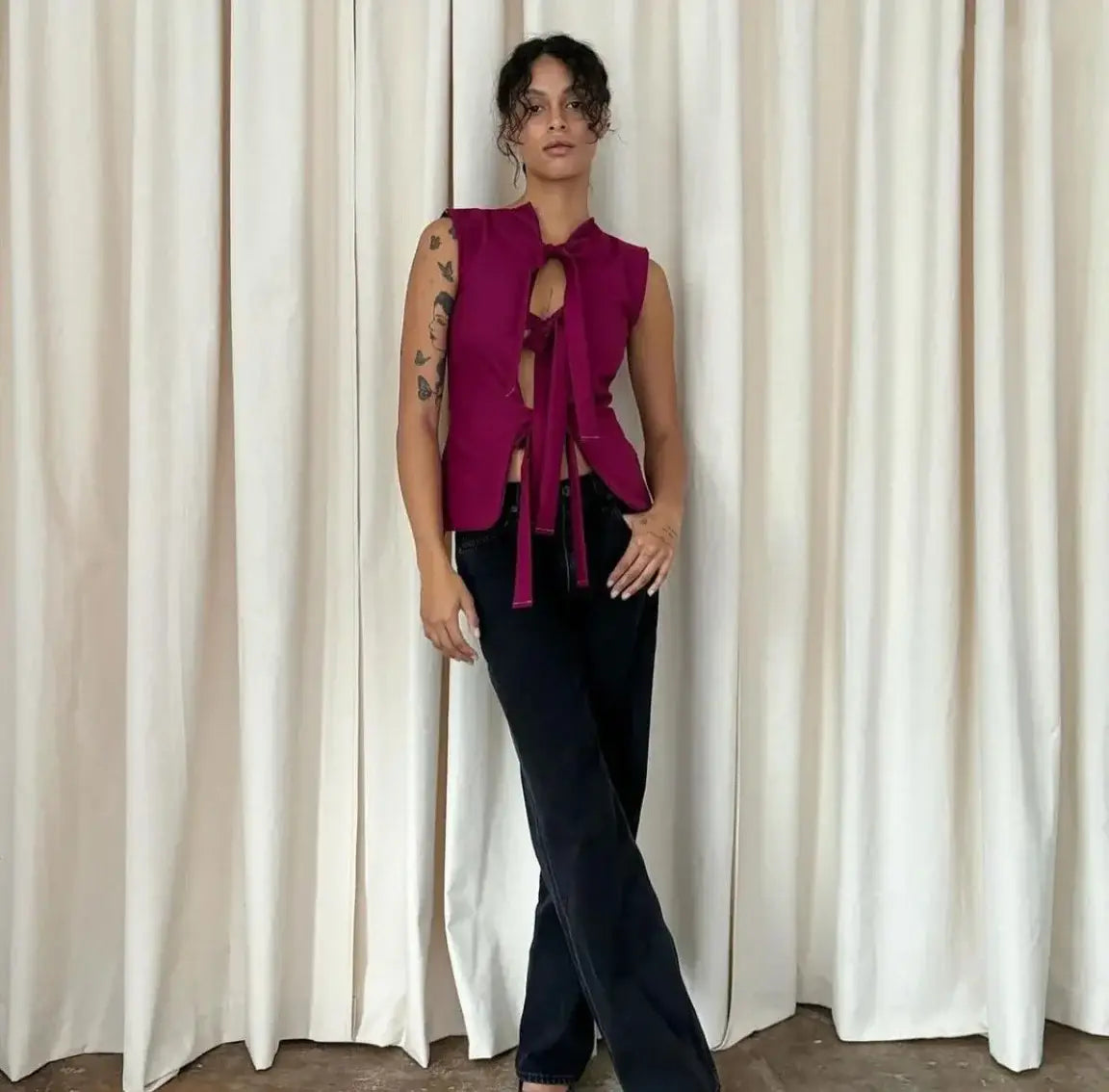 Hollow Bandage Vest Top