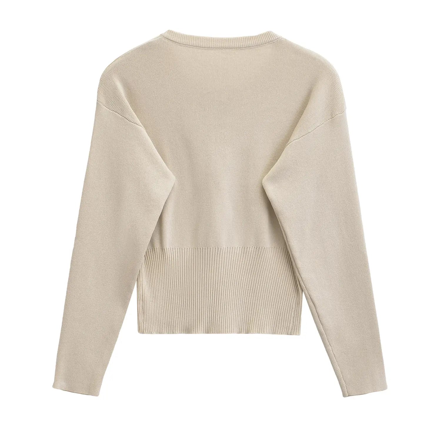 Cardigan Women Sweater Button Long Sleeve