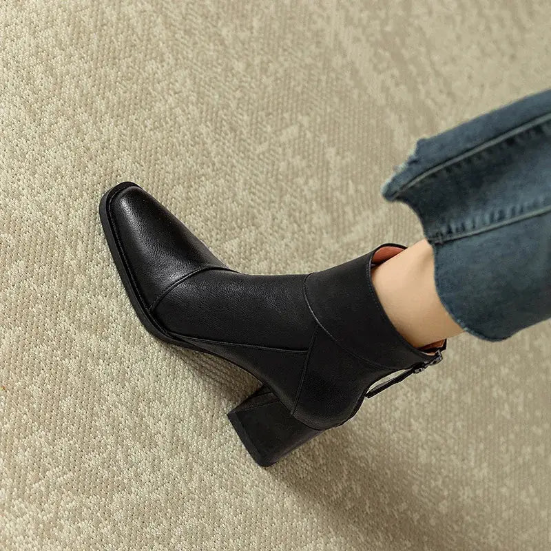 Woman Chunky Ankle Boots Women
