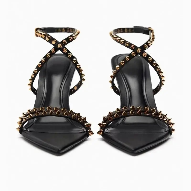 Thin Heeled Sandals Women