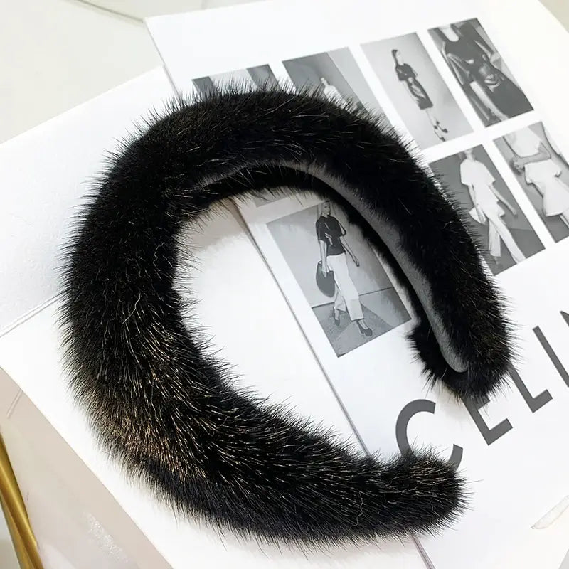 100% Real Mink Fur Headbands