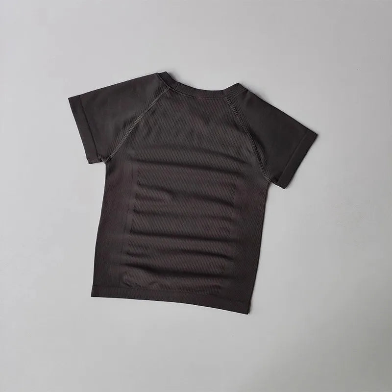 Women Yoga Top Seamless Sport T-shirt