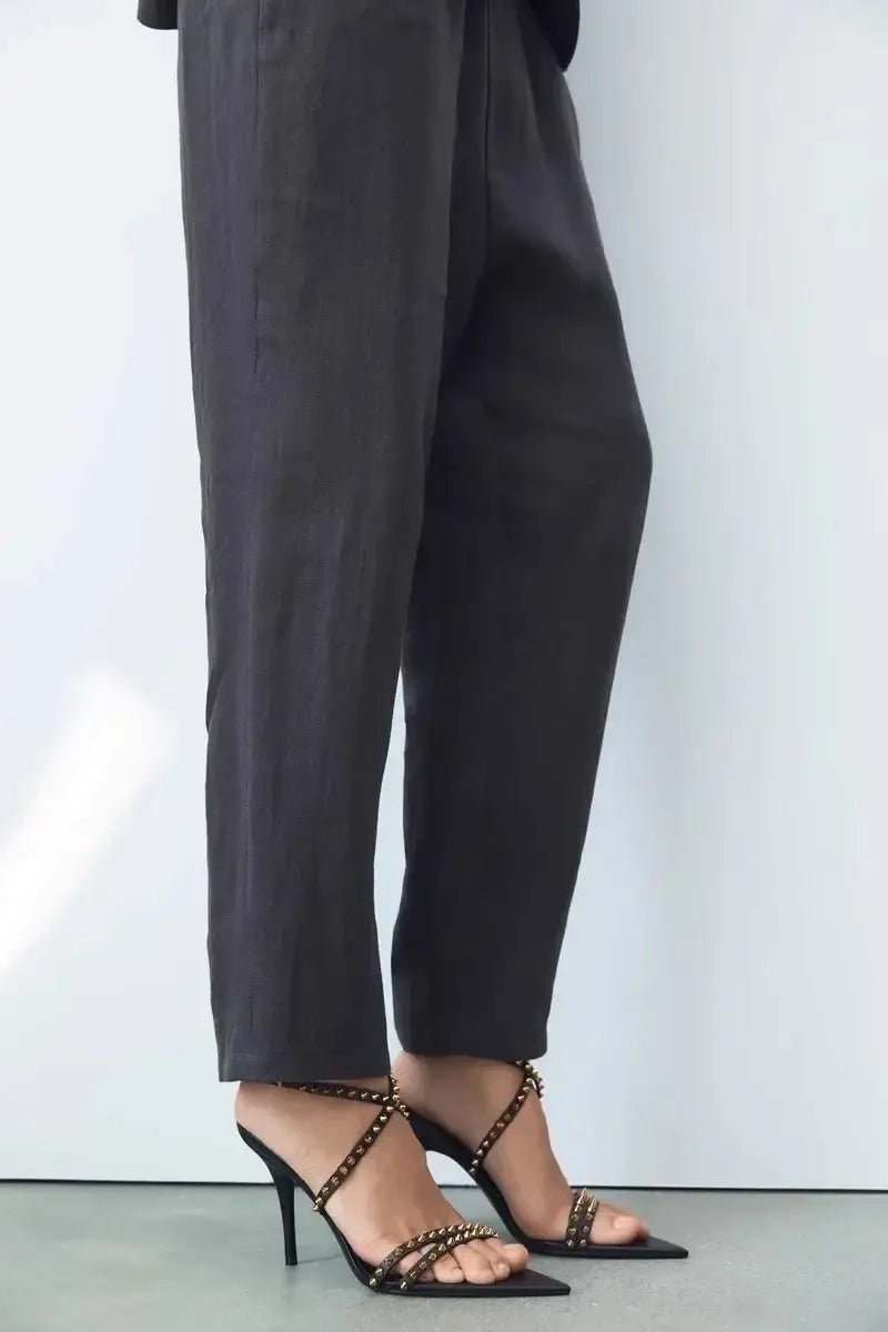 Thin Heeled Sandals Women