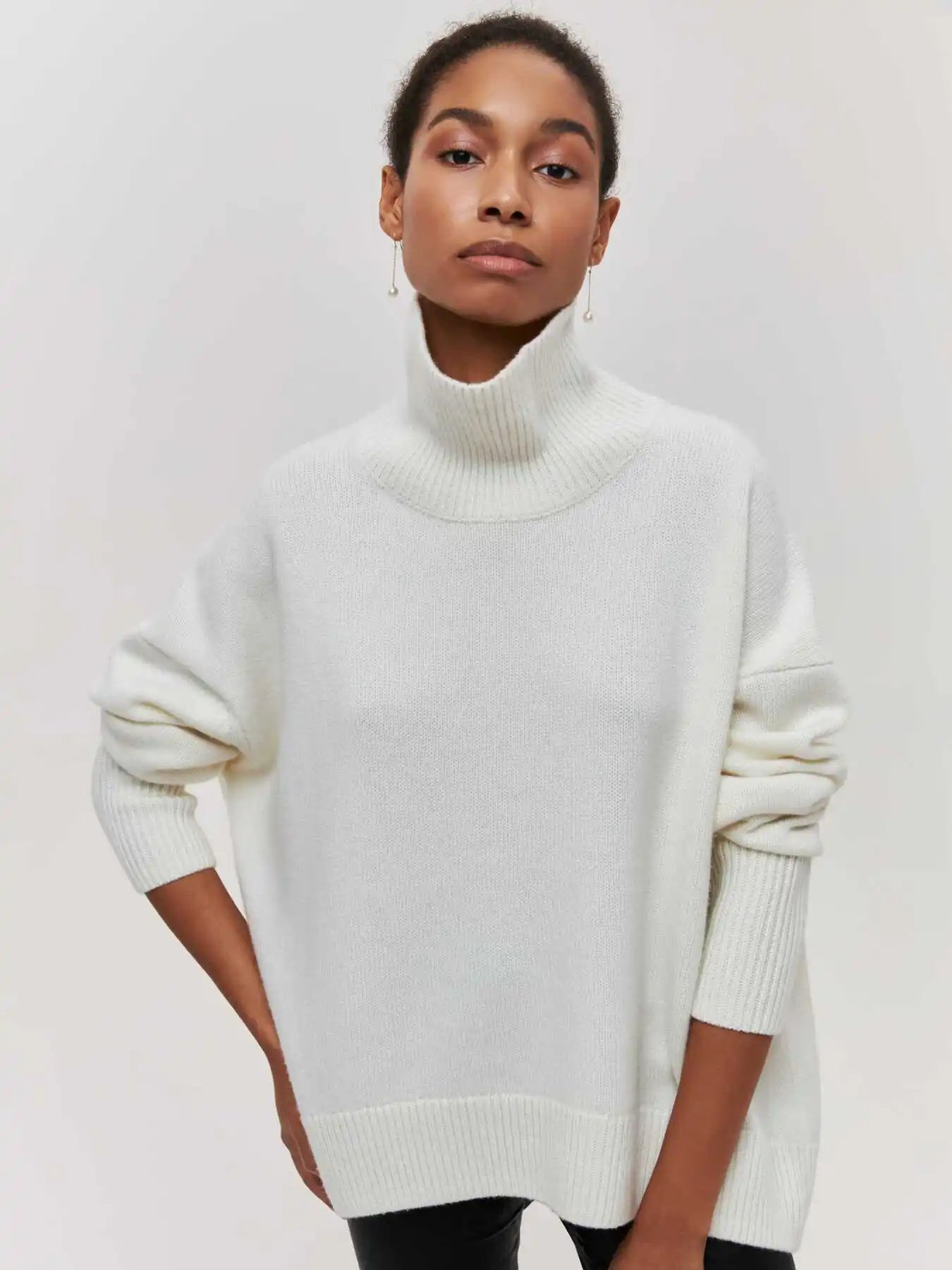O-neck Knit Sweater Autumn and Winter Women’s