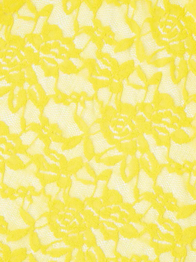 Lace Ruffled Streamer Dress For Women